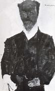 Egon Schiele Portrait of a otto wagner oil painting artist